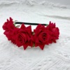 Foreign trade velvet roses hair with silk roses rose head with seaside holiday head jewelry children's shooting