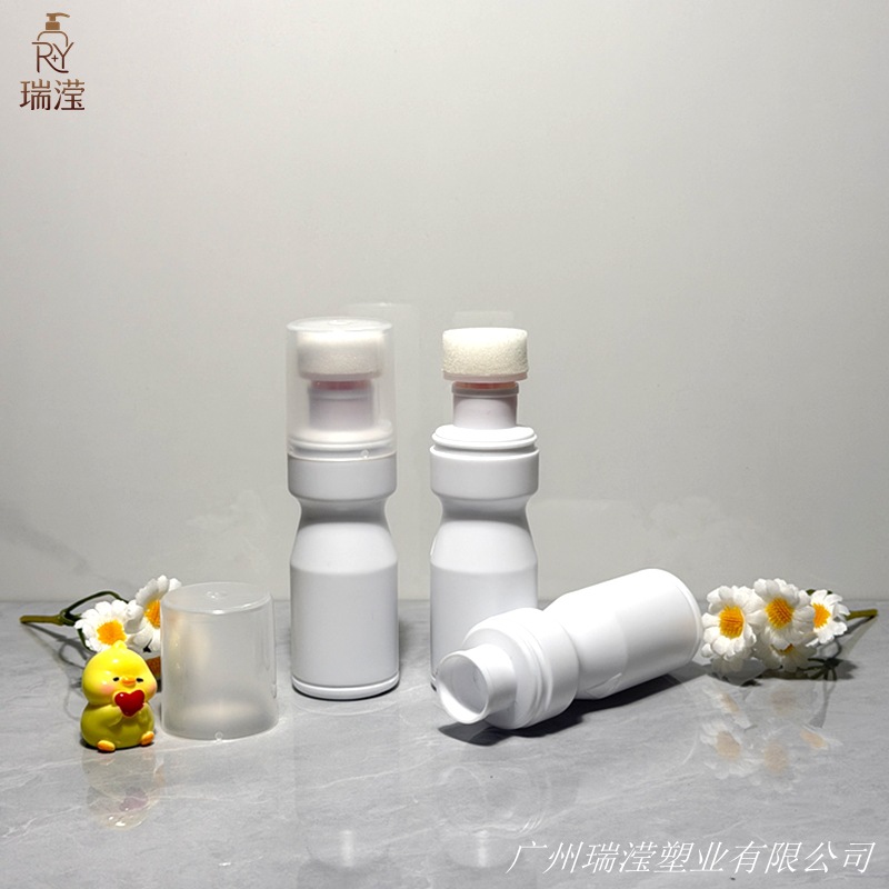50ml 100ml小白鞋清洗剂瓶玻璃清洁剂瓶增白去黄擦鞋塑料瓶子液体