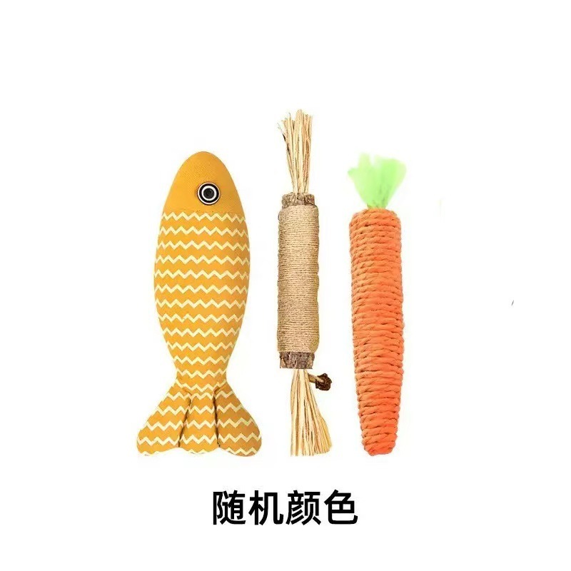 玩具大礼包猫薄荷磨牙棒逗猫棒剑麻球耐咬发声自嗨解闷厂家直销|undefined