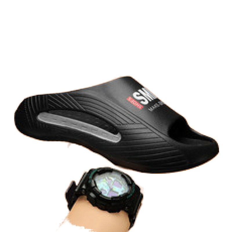 En nombre de las pantuflas para hombre, nuevo estilo EVA, suela gruesa, trapeador deportivo casual, uso de verano, chanclas antideslizantes, trapeador transfronterizo