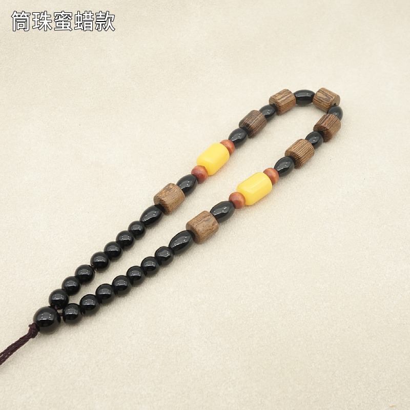 ⑤ Beeswaxed beads