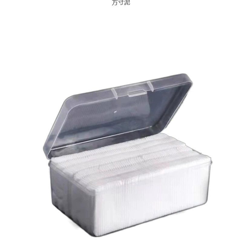Rectangular universal transparent plastic storage box, medical mask