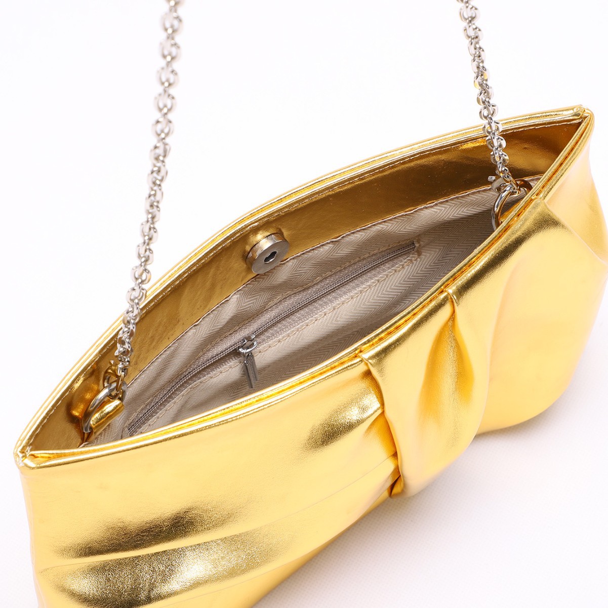 Cross-Border Luxury Minimalist Clutch Bag - Trendy Niche Pleated Cloud Bag Fashion Women's Evening Bag - Thumbnail 4