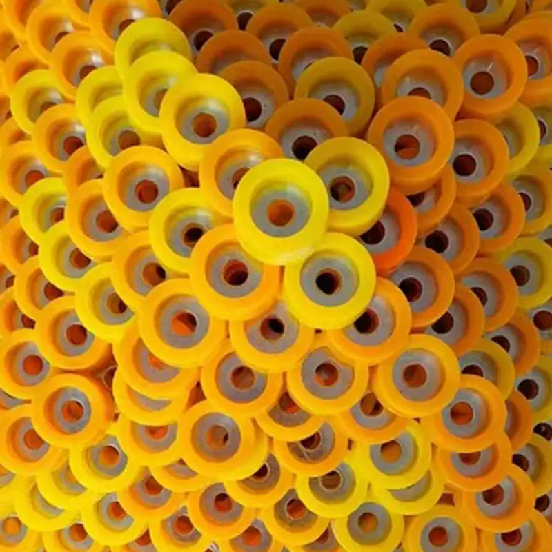 聚氨酯异形胶碗矿山胶垫减震牛筋异形件保护固定筛网垫片输送机