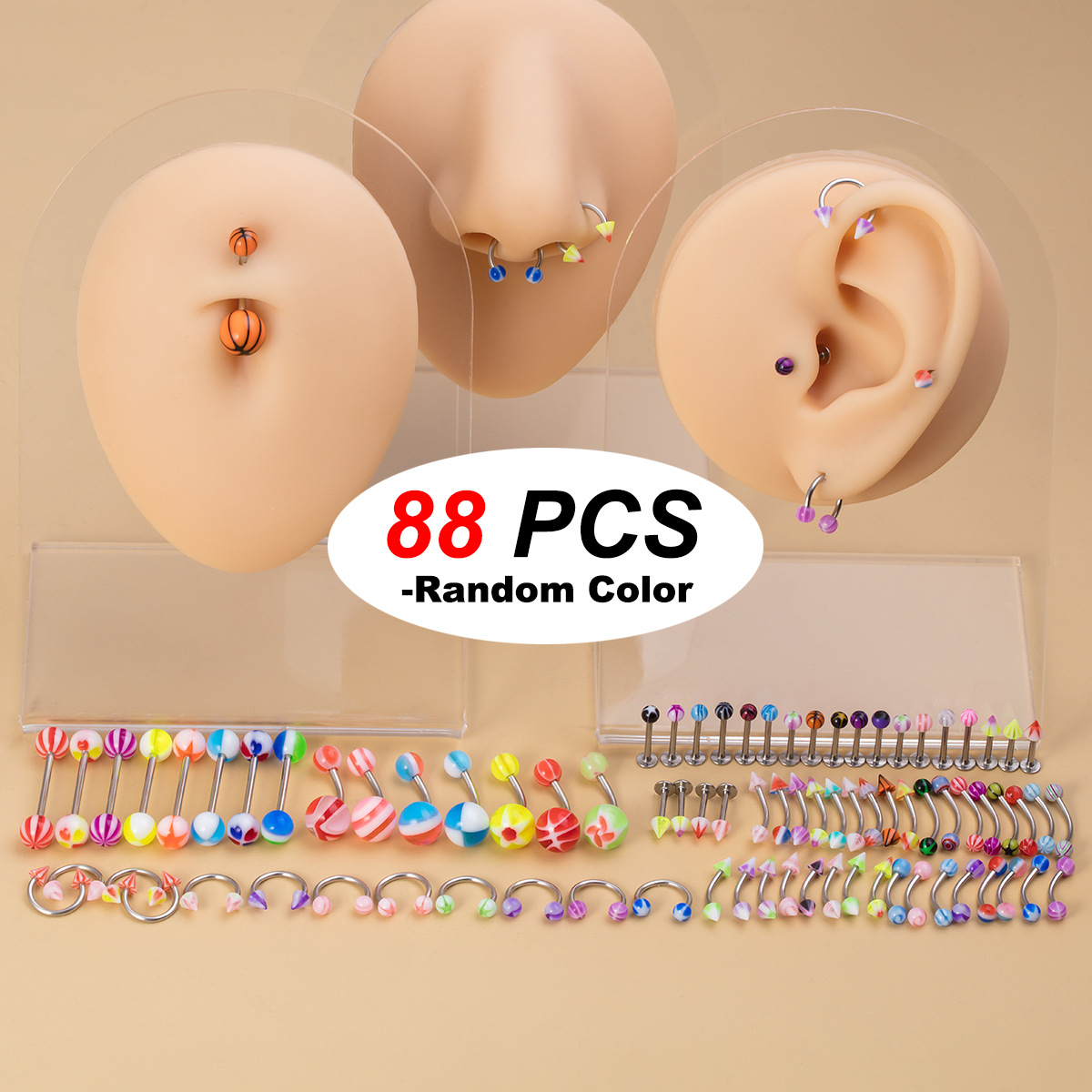 Piercing Navel Nose Tongue Nipple Jewelry Stainless Steel Set_voghion.com