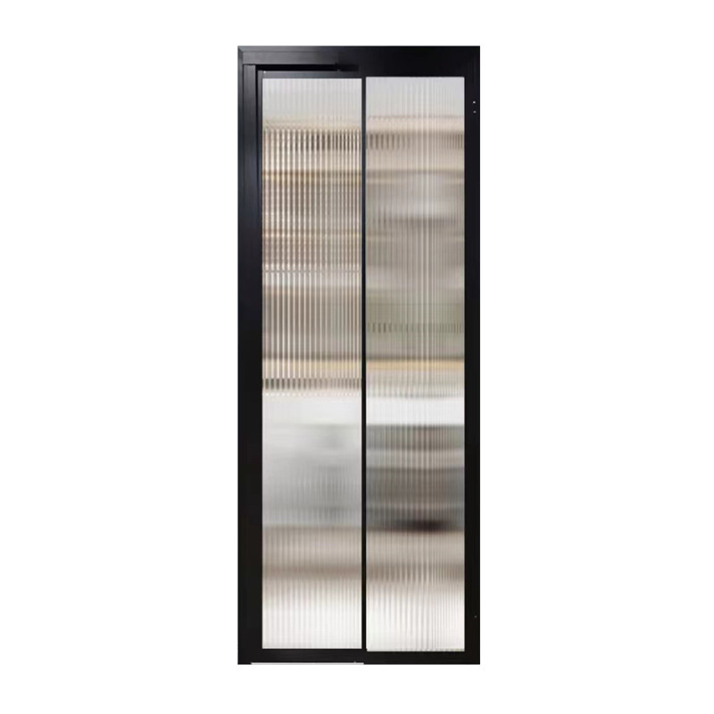 Customized Aluminum Alloy Folding Sliding Door for Kitchen, Bathroom, Bedroom, Invisible Sliding Door, Pd Door, Sliding Integrated Door