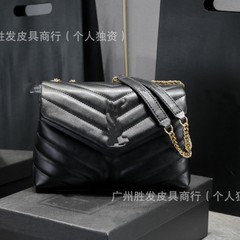 2025 新しい本革レディースバッグヤングツリーメッセンジャーバッグ多用途菱形チェーンバッグシングルショルダークロスボディハンドヘルドレディースバッグ