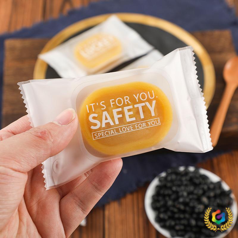 ↫新款手工绿豆糕包装袋包装盒烘焙绿豆冰糕机封袋自封透明托盘批