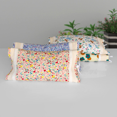 韩版碎花荞麦枕全荞麦壳儿童枕荞麦皮护颈椎枕芯成人枕厂家直供|ru