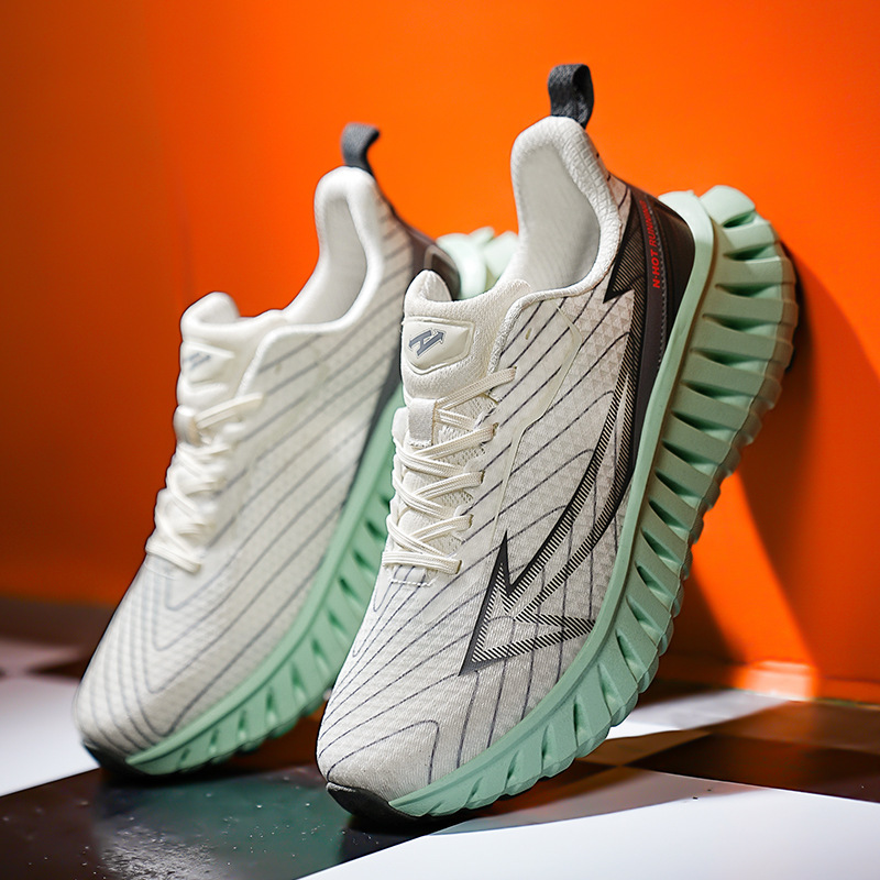High-End Men's Shoes Mesh Sports Shoes 2025 New Youth Shoes Wear-Resistant Running Shoes Breathable Casual Shoes Running Shoes