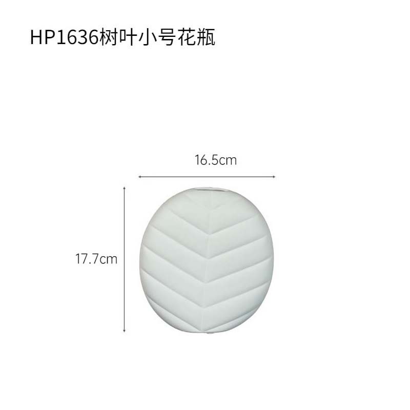 Jarrón de hoja hp1636