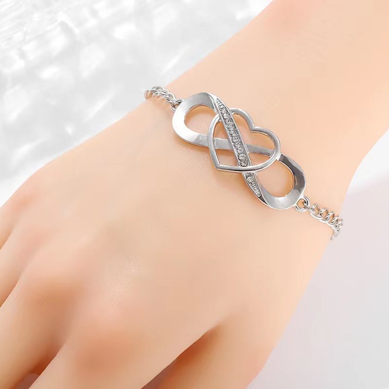 Starpvalstu karsti aksesuāri, Eiropas un Amerikas populāras regulējamas rokassprādzes, patīk vienkāršas dimanta rotaslietas, svētku dāvanas vairumtirdzniecībā_voghion.com