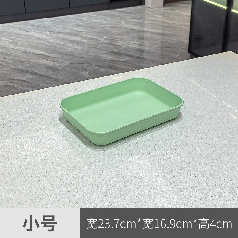 長方形のプラスチックはトレーのホテルの家庭用のお茶を深めます。|undefined