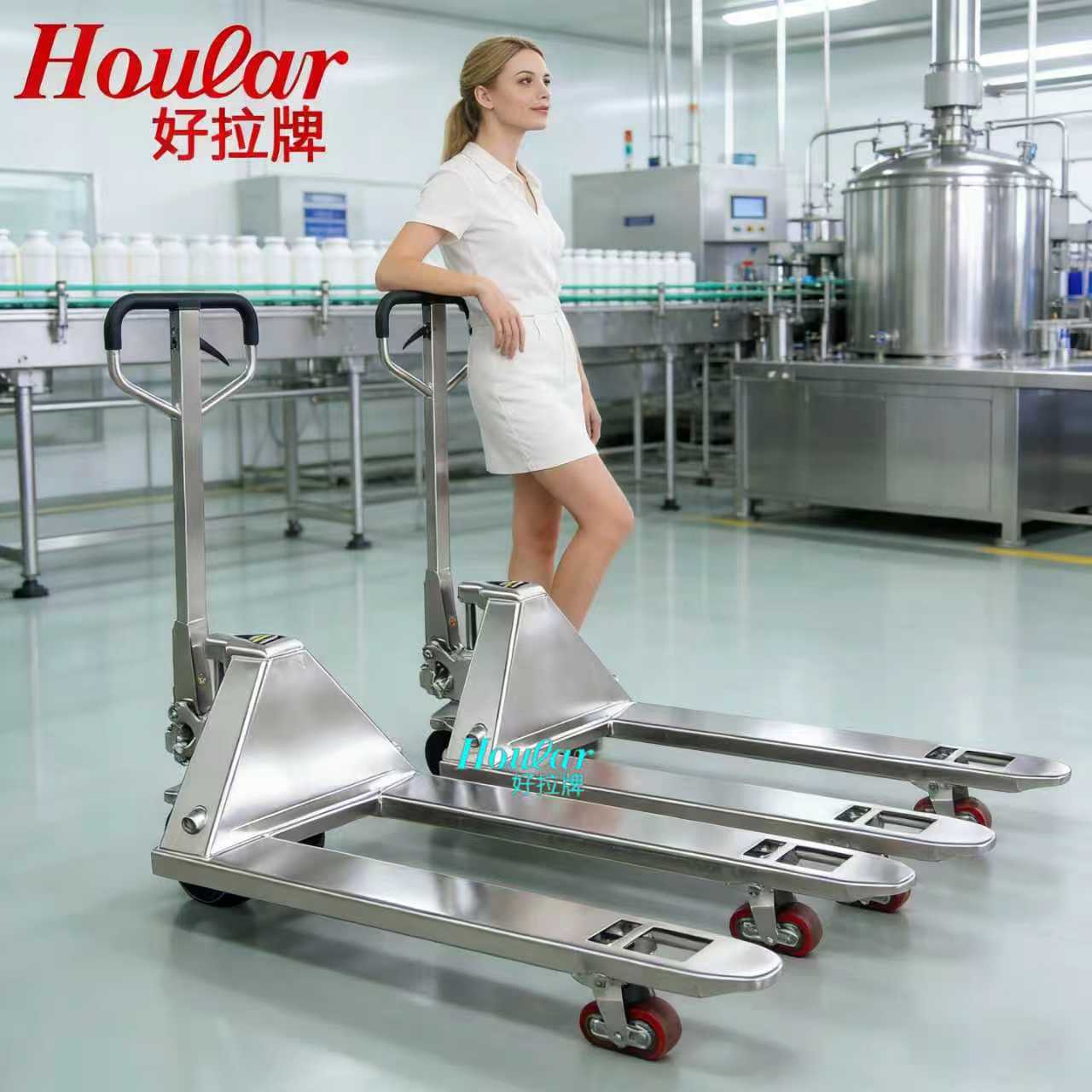 现货2吨不锈钢地牛 2.5吨全不锈钢手动叉车 不锈钢搬运车 托盘车