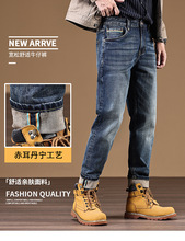 赤耳丹宁！养牛必备！收藏级男士全棉酵素石墨水洗工艺小直筒牛仔