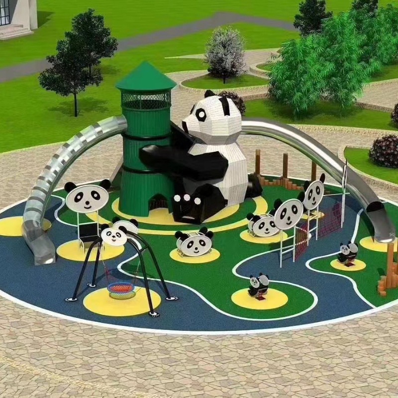 武汉户外大型不锈钢滑梯非标组合儿童游乐设备（根据方案报价）