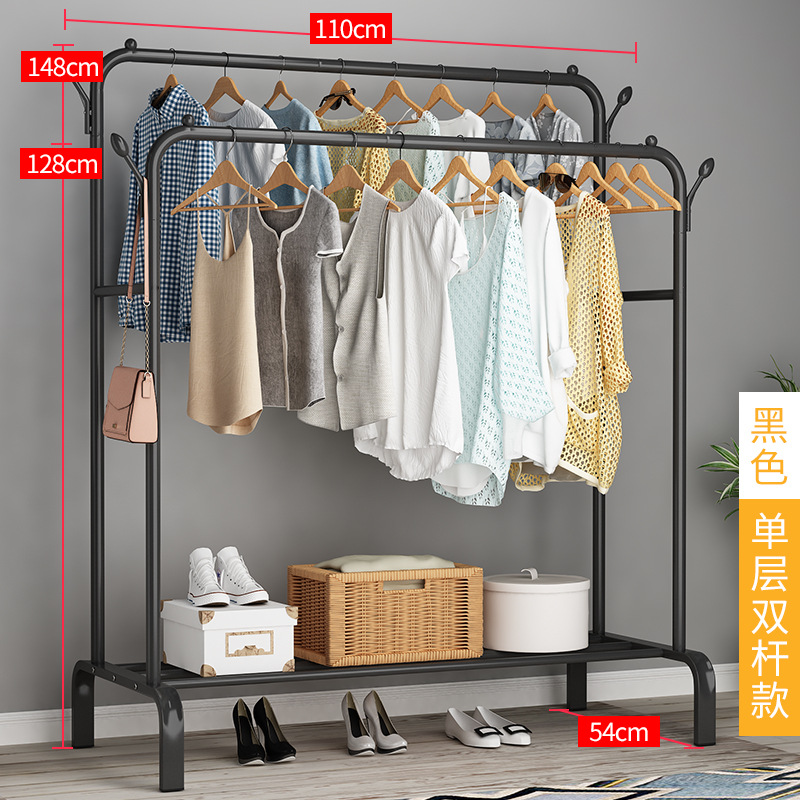 1 двойной столб черного цвета длиной 110 см. | 4 крючка для веток деревьев — цена 39,9 юаней.