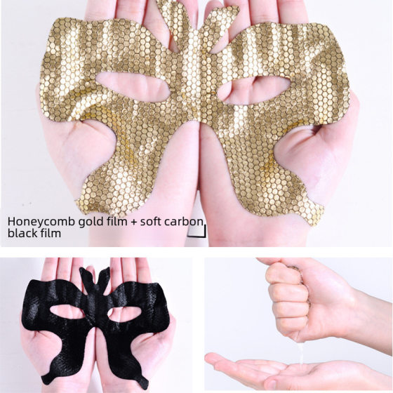 Live gold honeycomb butterfly eye mask paste hydrating firming Lady eye mask desalination fine lines canthus eye mask wholesale