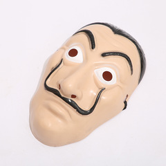 跨境紙鈔屋面具西班牙達利Dali萬聖節狂歡面具cosplay紙鈔屋