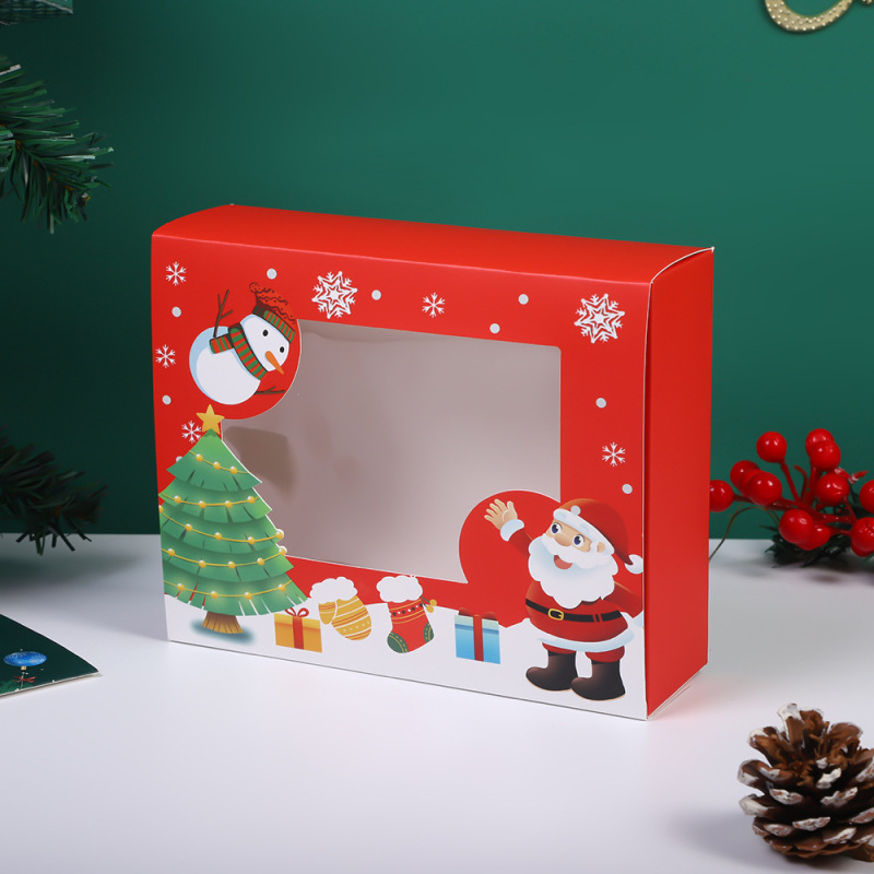 小さな天蓋クリスマスギフトボックスクリエイティブ漫画サンタクロースギフト包装ボックスクリスマスイブギフトボックス|undefined