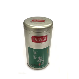 春茶储存密封空罐子 通用茶叶散茶存储铁罐 圆形马口铁包装罐