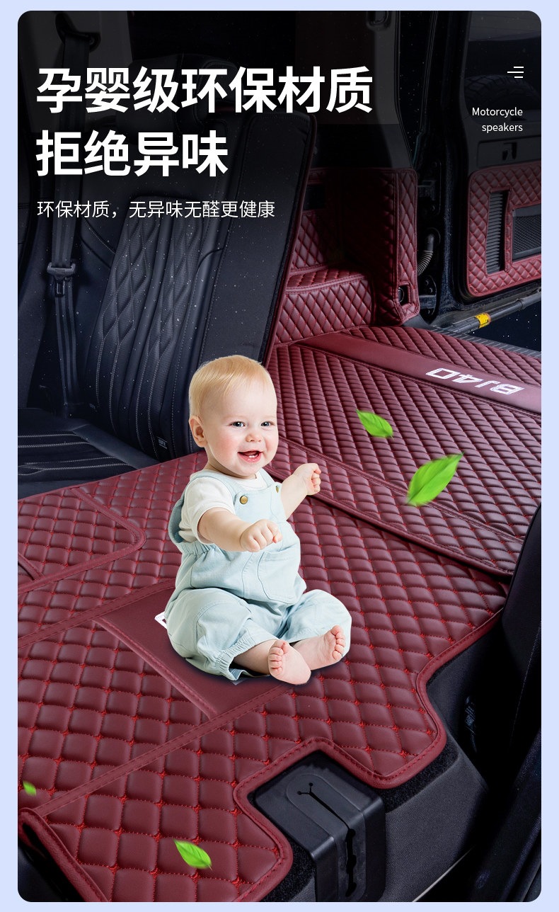 Suitable for 24-26 Beijing BJ40, full coverage trunk mat, thickened, waterproof and wear-resistant
