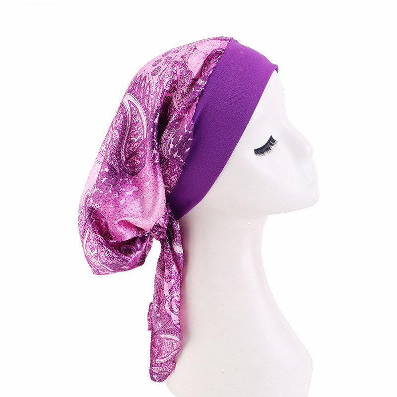 Seda printed headscarf hat elasticity