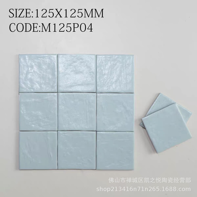 佛山珍珠釉瓷砖奶油白色欧美手工砖卫生间厨房墙砖浴室背景墙瓷砖|undefined