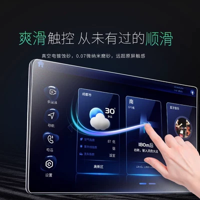 Car interior film — Control Screen Tempered Film Interior