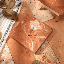 复古陶土砖工装外墙砖别墅庭院渐变展厅吧台背景墙墙砖红砖100*10