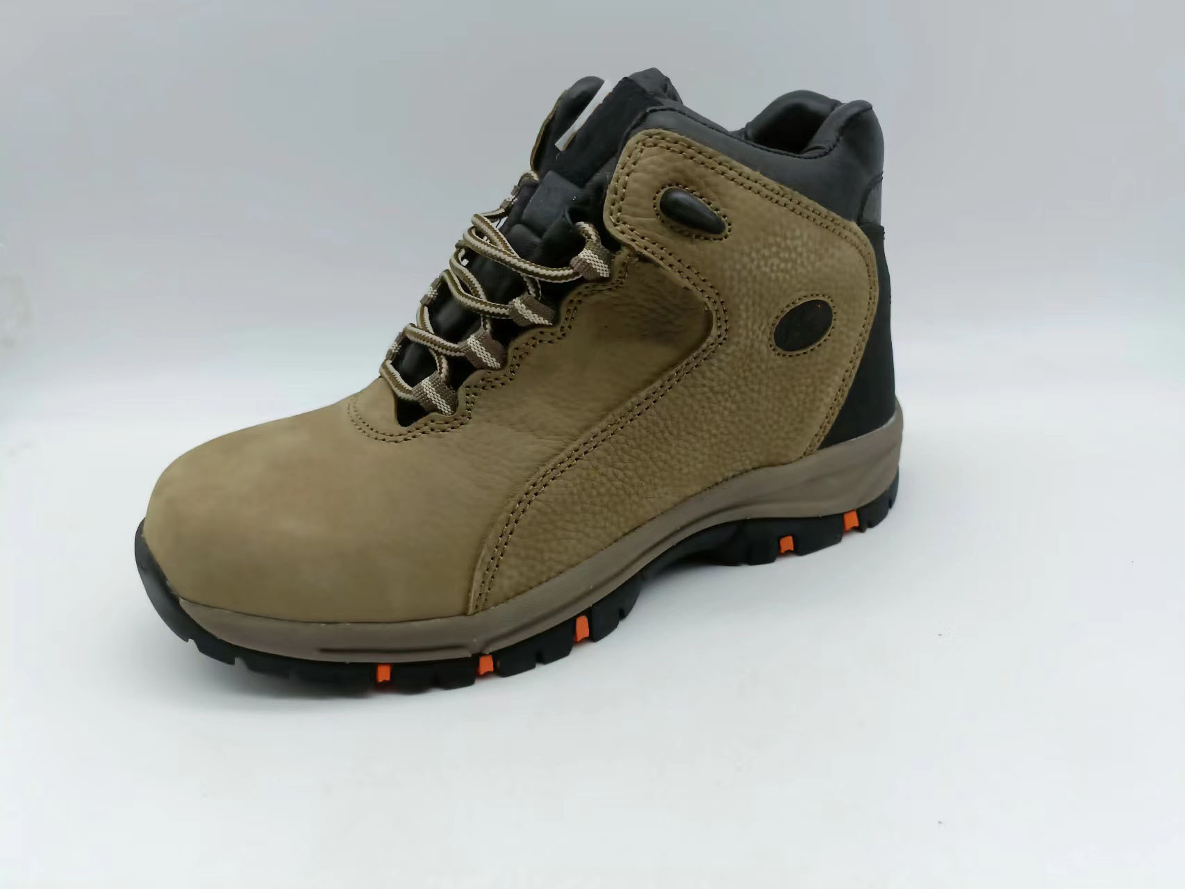 劳保鞋男钢头钢底防砸防刺穿工作鞋 低帮翻毛皮户外徒步登山鞋