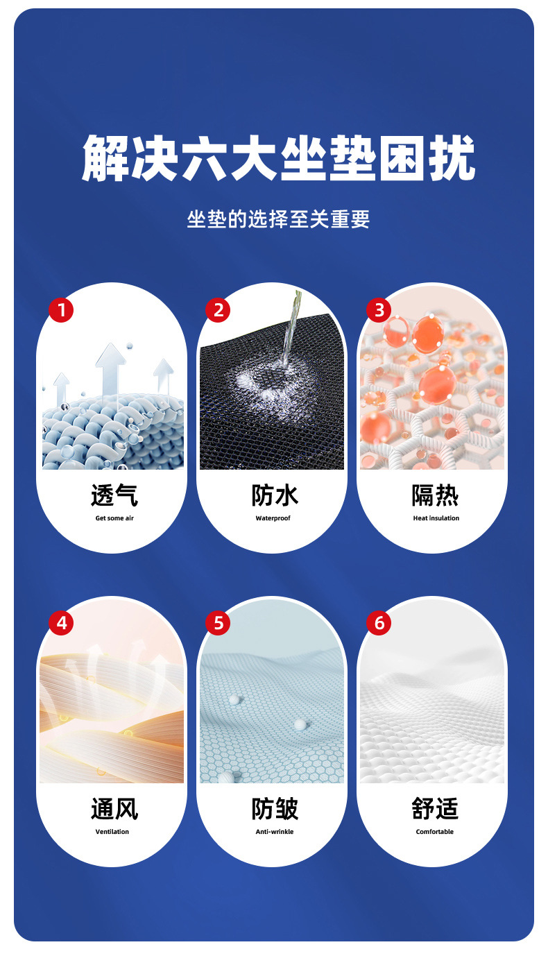 Electric Vehicle Insulated Seat Cover, Sun-Proof and Waterproof, Suitable for All Seasons, Electric Scooter Seat Cover, Breathable for Summer