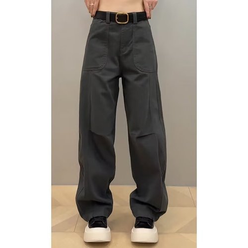 Black Curved Knife-Hilt Jeans Slim Straight Leg Women's 2025 Plus Size Fat Mm Slimming Pants