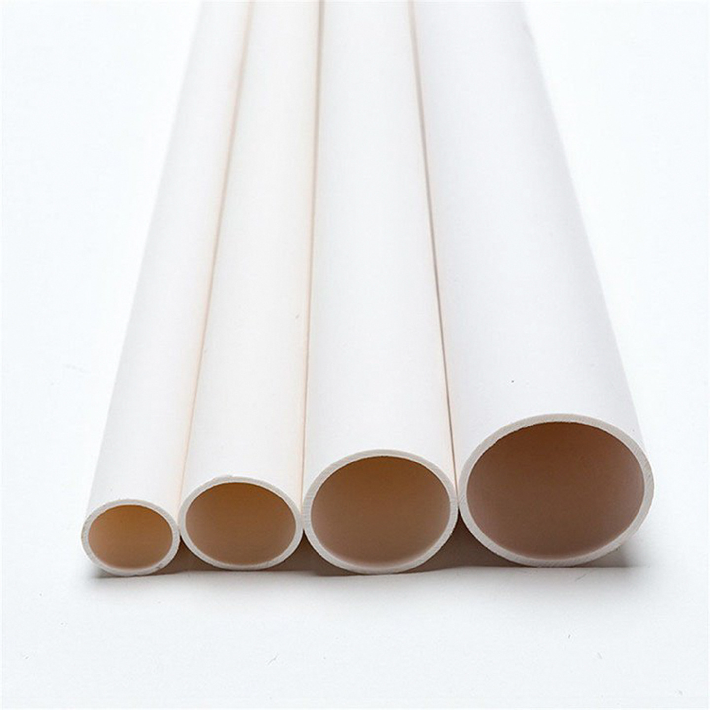 Tubo de cableado de PVC aislamiento de alambre eléctrico ignífugo eléctrico enterrado cubierto cubierto cubierto tubo de cableado de plástico cubierto en stock