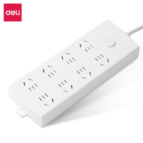 Deli LX126 plug-in strip power strip power strip plug power cord dormitory home socket wholesale