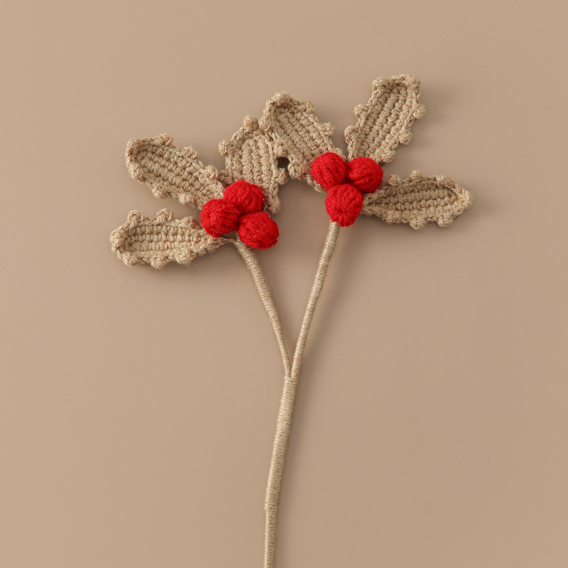 クリスマス毛糸花芸配葉花屋と完成品の新しいクリスマスシリーズの花束ホームショップ|undefined