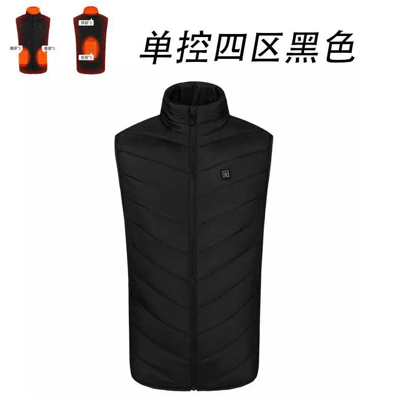 M01 단일 제어 4 구역 검정색