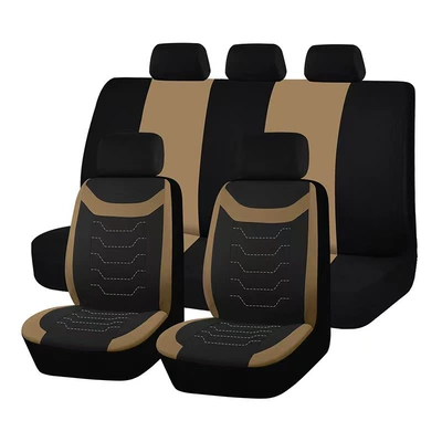 Trade Export U-Shaped Patterned | Universal seat cover - rice-9-piece-set-complete-set-of-five-seats