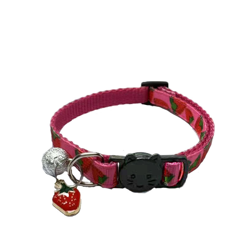 24 nuevos collares de frutas para gatos con accesorios de frutas para collares de mascotas fabricantes en stock