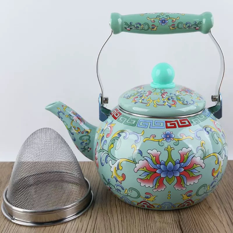 tetera de agua hervida tetera de té de leche hervida tetera de té de flores hervida tetera de medicina de verano horno electromagnético tetera general de fuego abierto