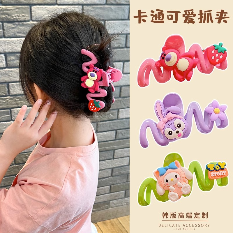 Estrella DE LOS NIÑOS Delu clip de pelo bebé lindo horquilla clip tocado nueva niña espalda tiburón clip horquilla