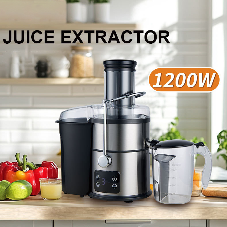pantalla táctil doméstica exprimidor multifuncional de jugo de frutas y verduras separación de residuos de jugo de frutas y verduras máquina de jugo de frutas que rompe paredes Juicer