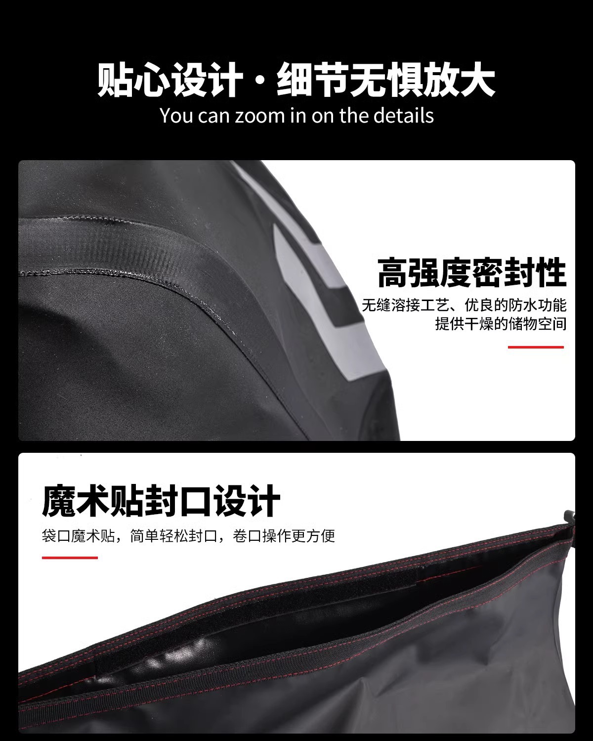 LS2 Motorcycle Rear Seat Bag Waterproof Tail Bag Riding Camel Bag Car Tail Bag Motorcycle Travel Equipment Riding Hanging Bag Large Capacity