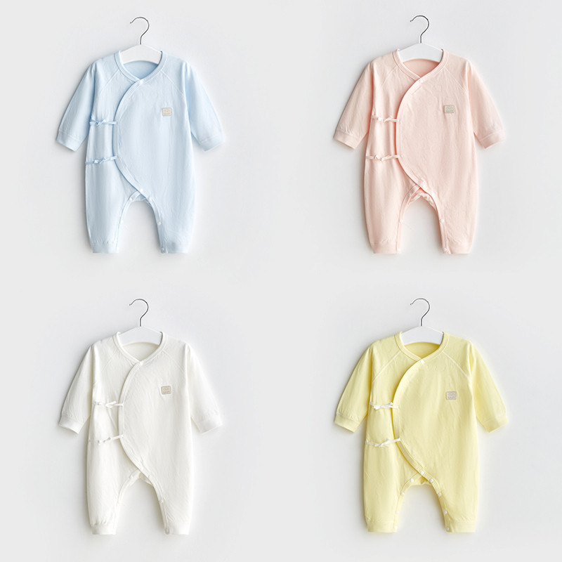 Ropa de bebé recién nacido para primavera, otoño y principios de invierno, 0-3 meses, mono de capa base fina, pelele para bebé recién nacido.
