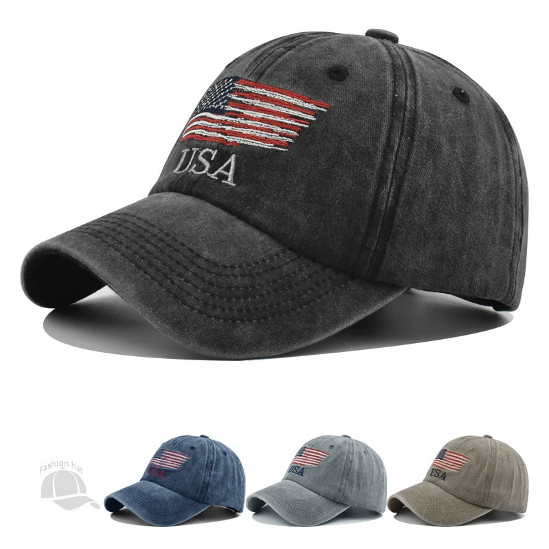 (Cross-border trading), шляпа, модная бейсболка, США, с вышивкой