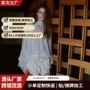 喇叭袖镂空跨境爆款衬衫