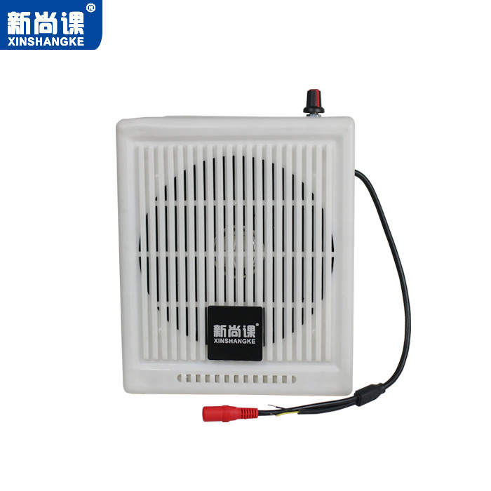 Cámara de monitoreo de altavoces de pared activa con amplificador de potencia especial 12V intercomunicador de techo para tiendas de radiodifusión de sonido