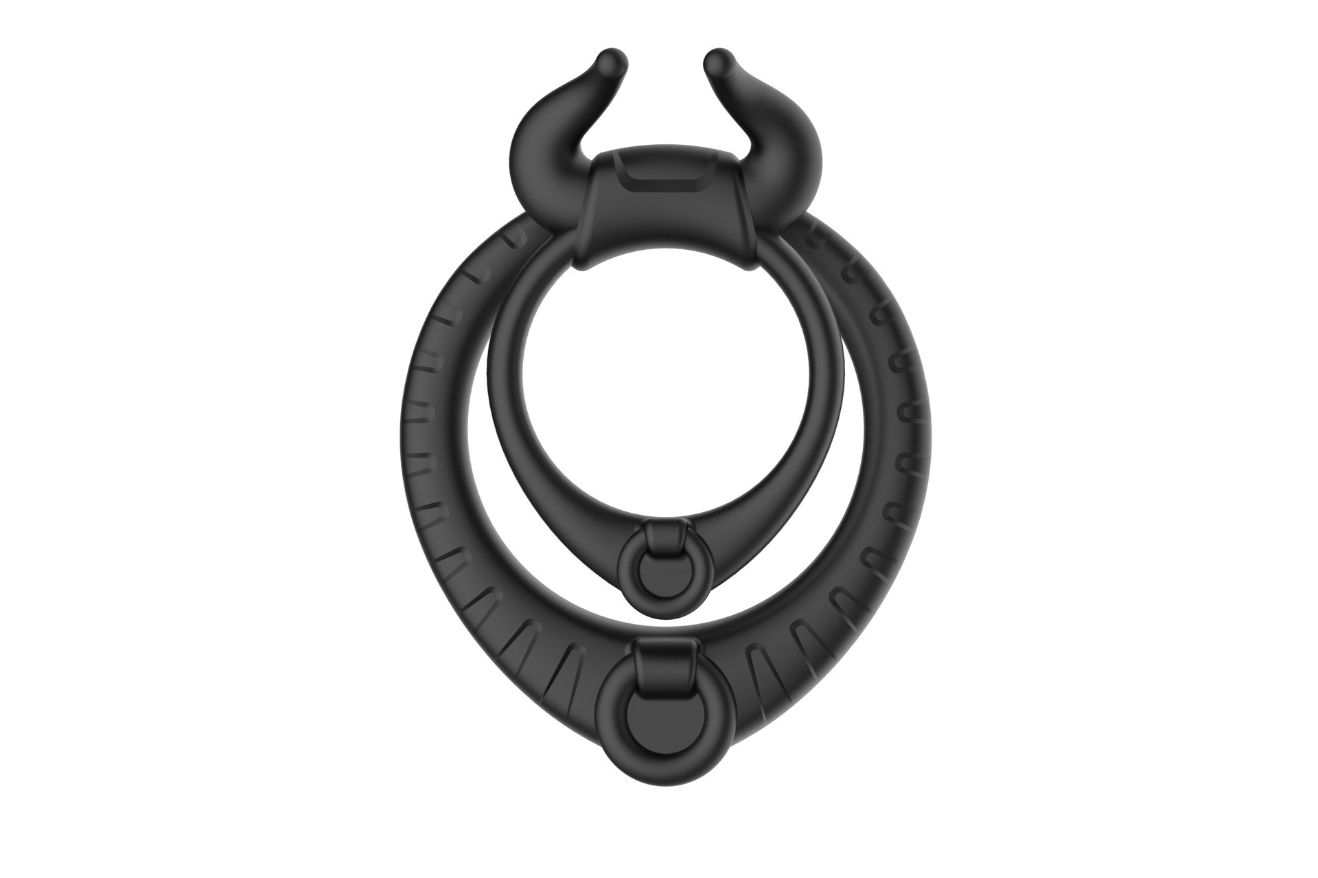 Bull Head Vibrating Ring with Prostate Massager, 10 Frequencies, Magnetic USB Charging — detail image 20