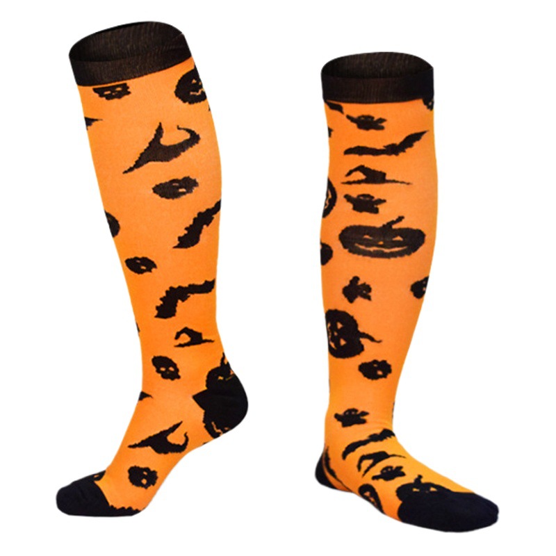 Calcetines de compresión divertidos de Halloween calcetines elásticos de deportes al aire libre calcetines deportivos calcetines de compresión