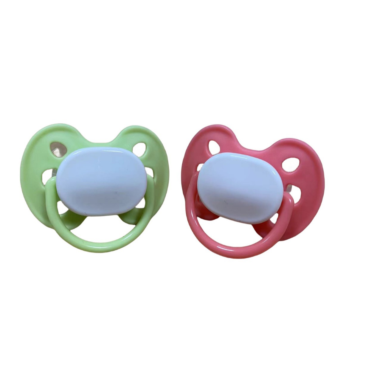 Baby silicone super soft pacifier baby wide caliber food grade nipple breast milk bite